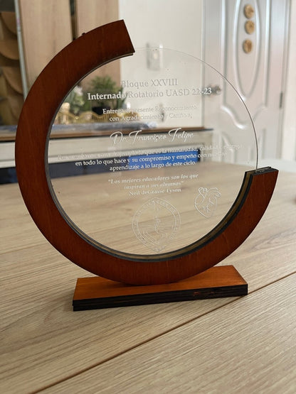 Reconocimiento acrílico y virola | ESCRIBENOS POR WHATSAPP AL +18293463361 - Felt Craft RD