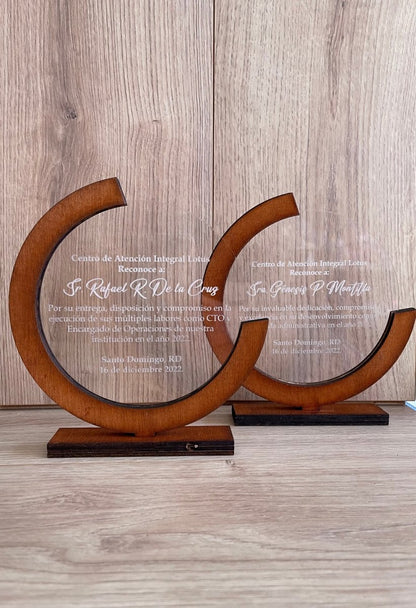 Reconocimiento acrílico y virola | ESCRIBENOS POR WHATSAPP AL +18293463361 - Felt Craft RD