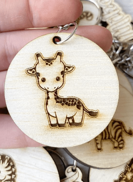 Set llaveros de animalitos con nombre de bebe - Felt Craft RD