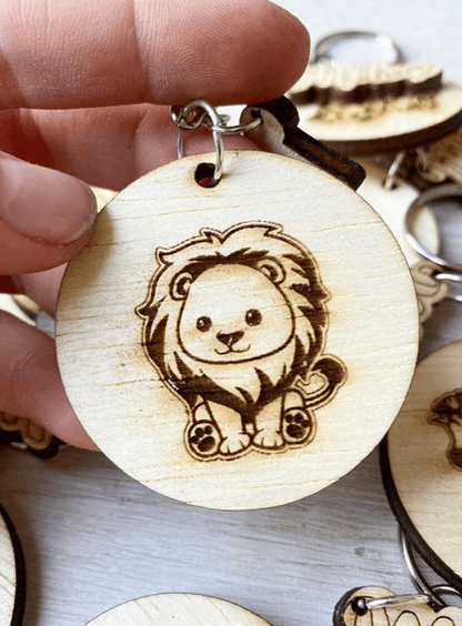 Set llaveros de animalitos con nombre de bebe - Felt Craft RD