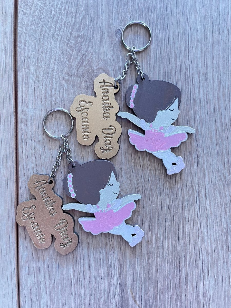 Souvenir llaveros muñeca ballet personalizado - Felt Craft RD