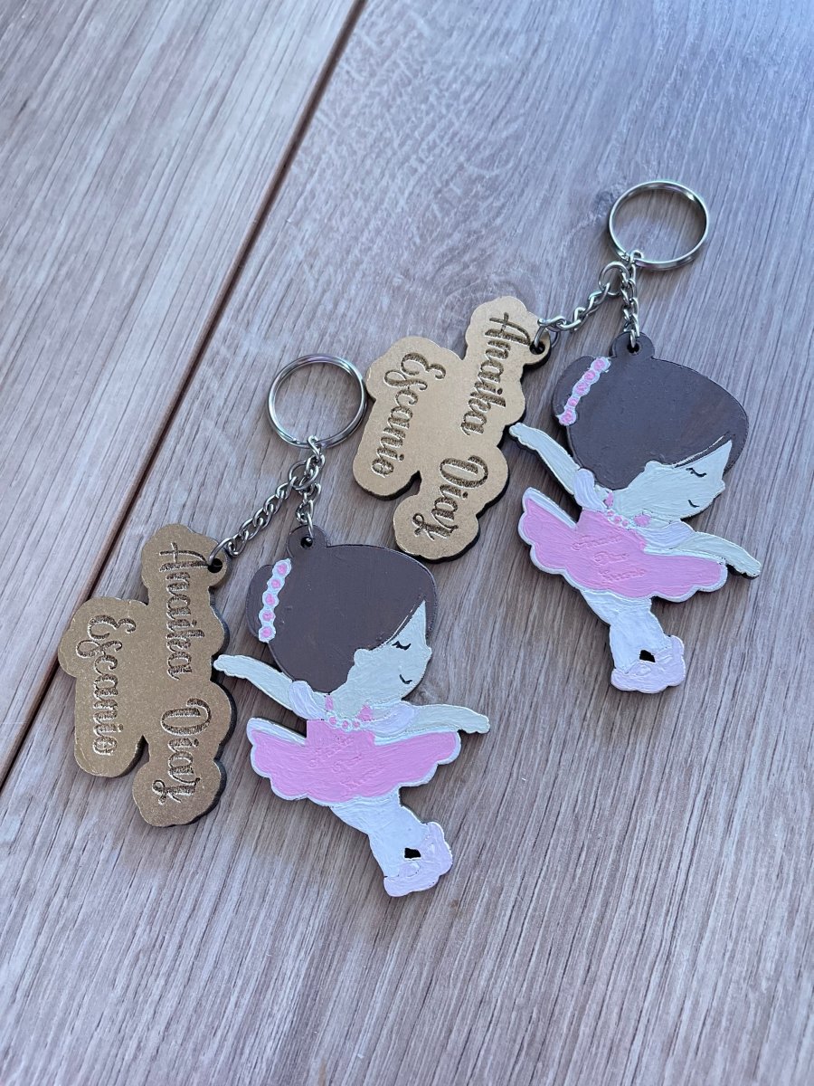 Souvenir llaveros muñeca ballet personalizado - Felt Craft RD