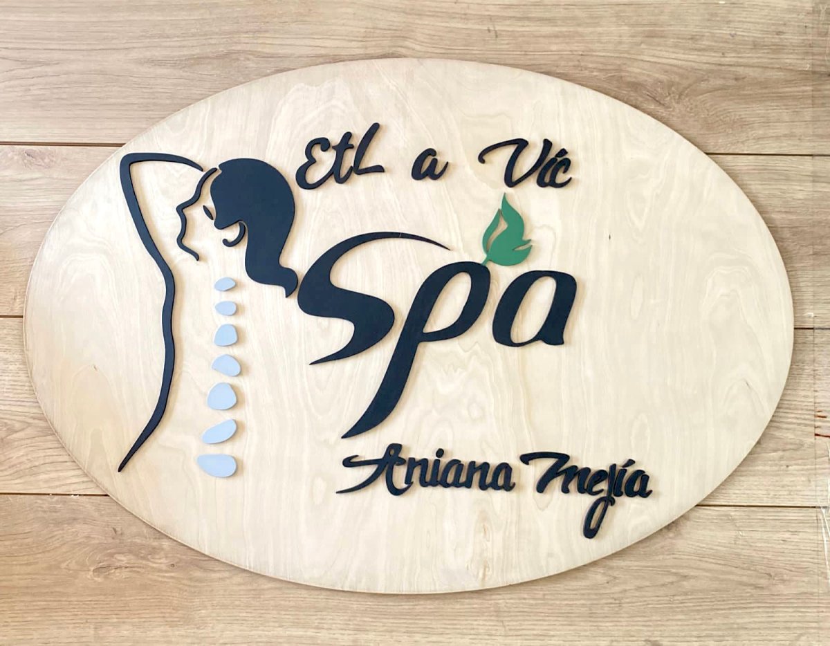 Spa Brand door hangers for business - Felt Craft RD