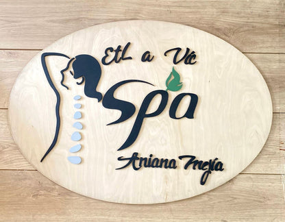 Spa Brand door hangers for business - Felt Craft RD