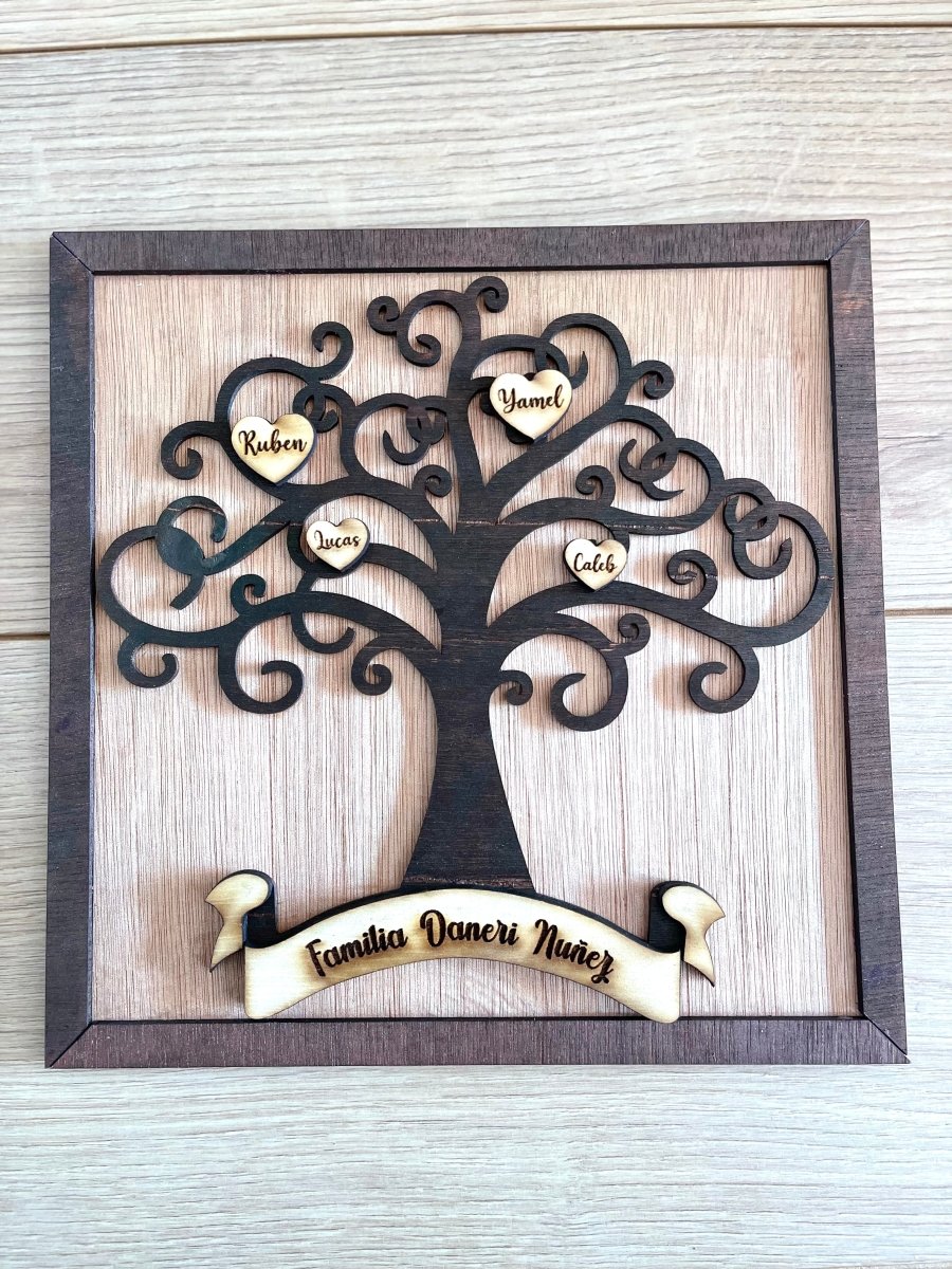 Decoración de mesa Árbol de la Vida personalizada.