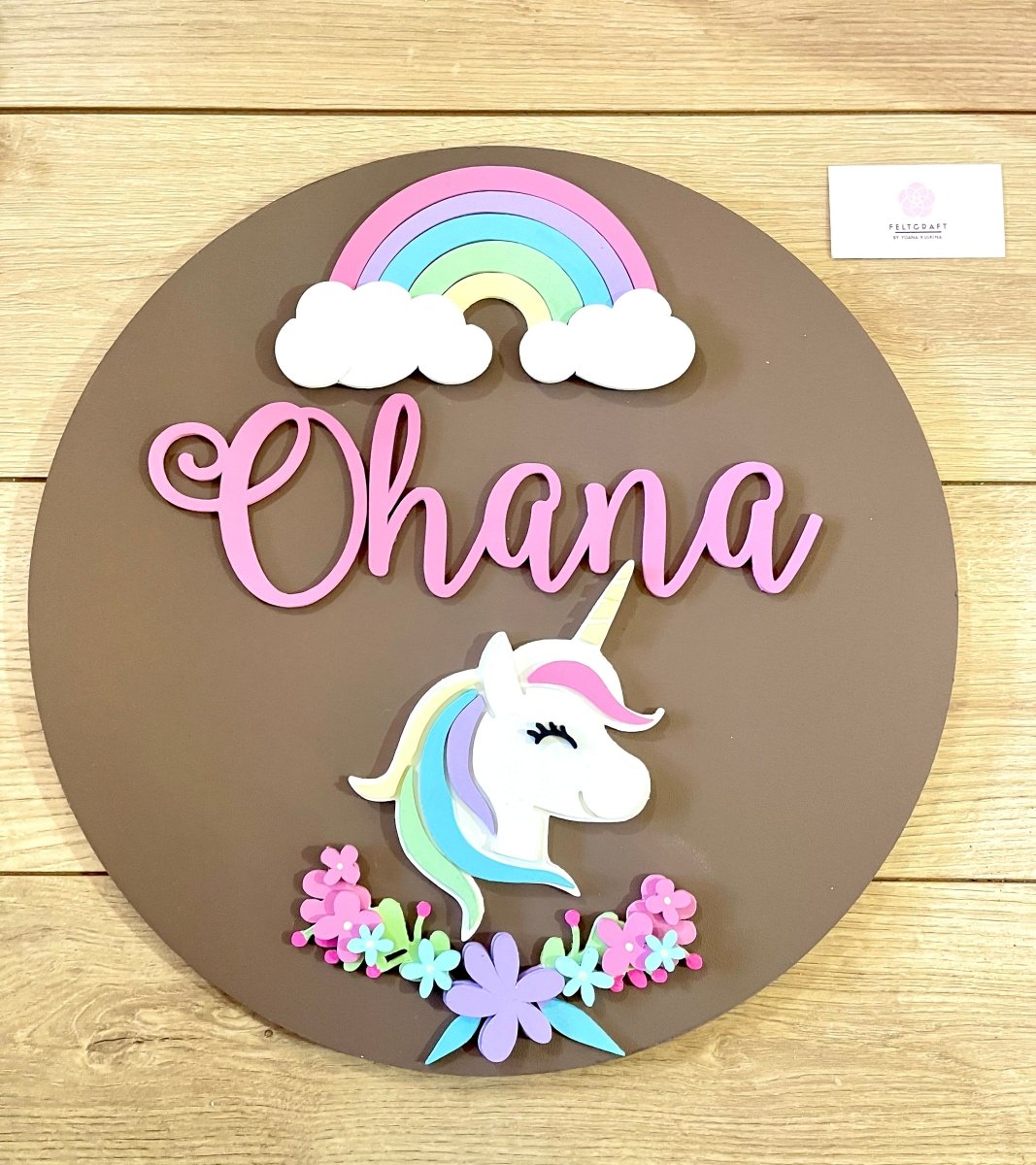 Unicorn Magic Baby Girl Mobile Hanger - Felt Craft RD